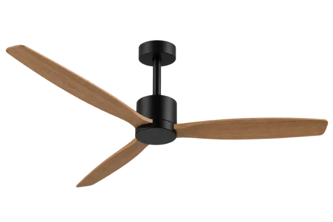 Modern Ceiling Fan with Wooden Blades