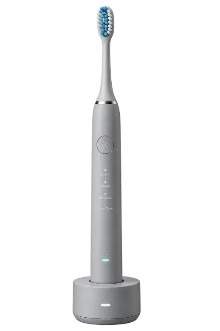 Modern Electric Toothbrush on Charging Base
