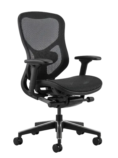 Modern ergonomic office chair with mesh back
