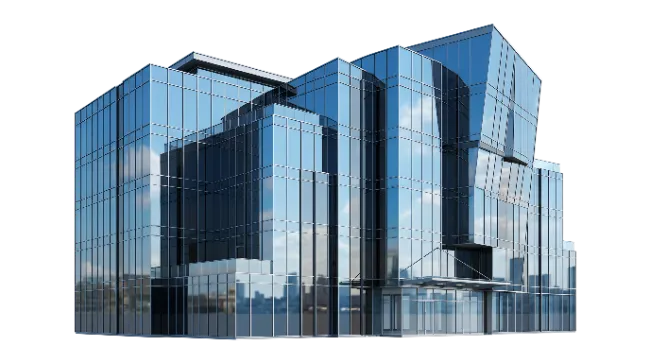 Modern Glass Office Building Architecture