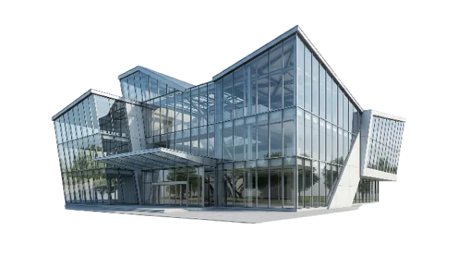 Modern Glass Office Building Exterior Architecture