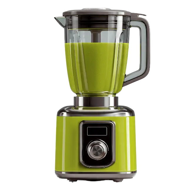 Modern Green Blender with Glass Pitcher