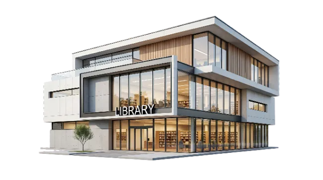 Modern Library Building Architecture