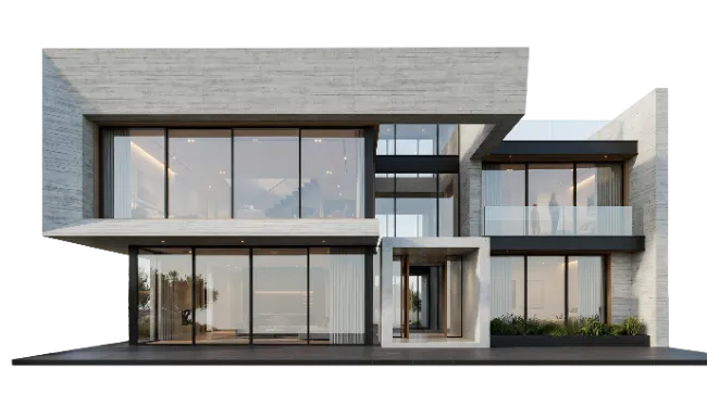 Modern Luxury Concrete Villa Architecture