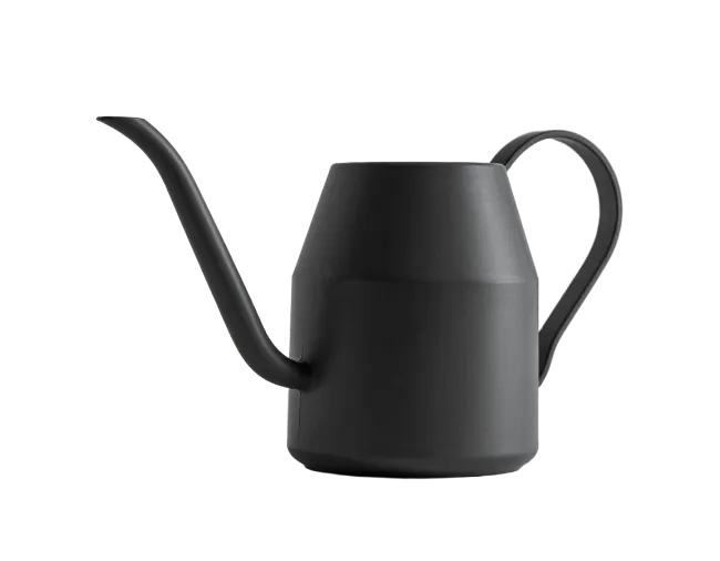 Modern Matte Black Watering Can
