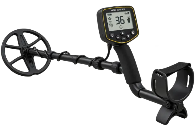 Modern Metal Detector with Digital Display Screen