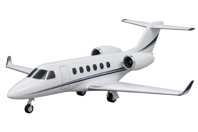 Modern Private Business Jet Airplane