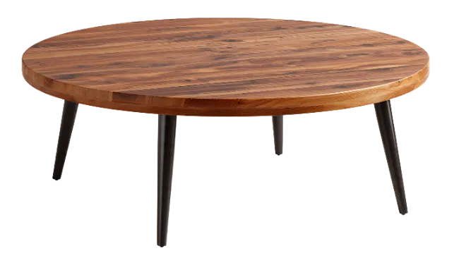 Modern Round Wooden Coffee Table