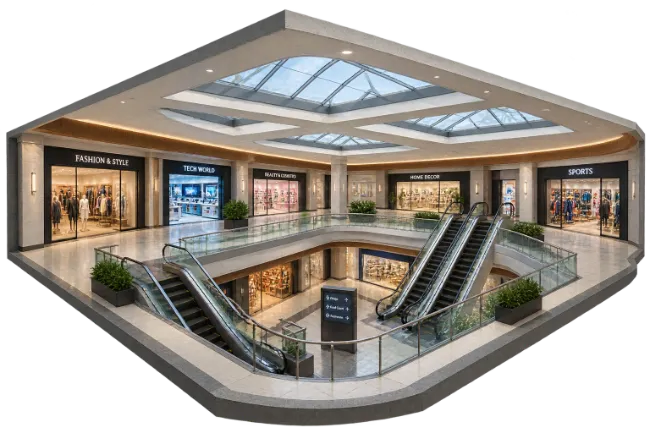 Modern Shopping Mall Interior