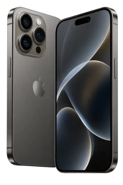 Modern smartphone with multiple camera lenses
