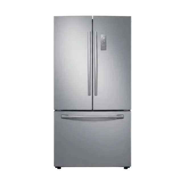 Modern Stainless Steel French Door Refrigerator