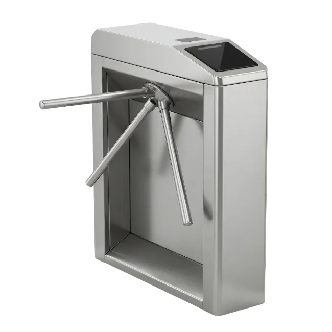 Modern stainless steel tripod turnstile gate