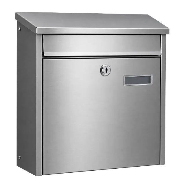 Modern Stainless Steel Wall Mounted Mailbox