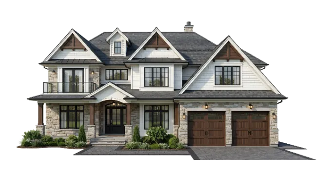 Modern Suburban House Exterior