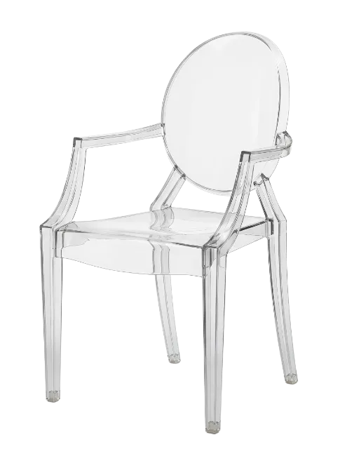 Modern Transparent Acrylic Armchair