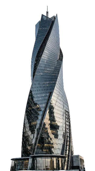 Modern Twisted Skyscraper Architecture