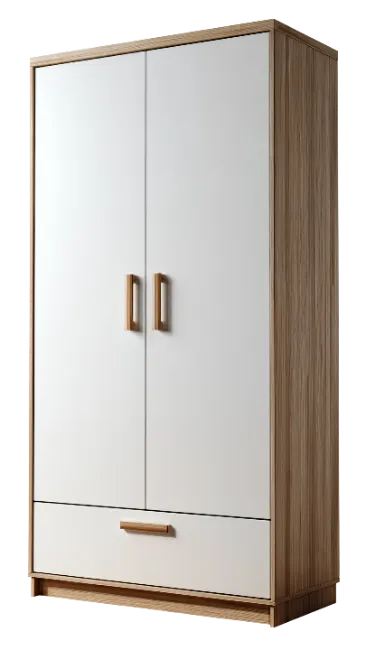 Modern Two Door Wooden Wardrobe