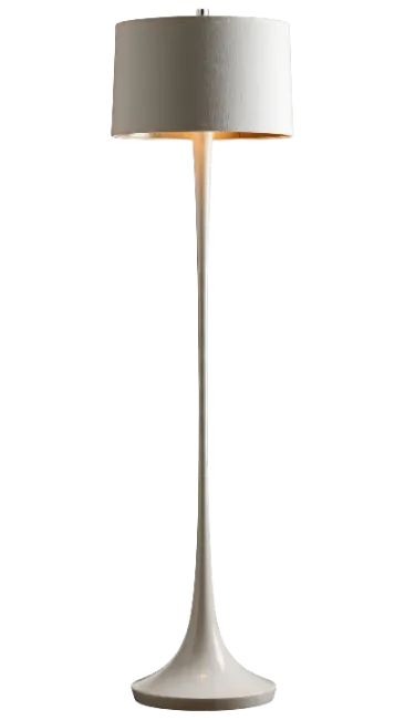 Modern White Floor Lamp Standing Light
