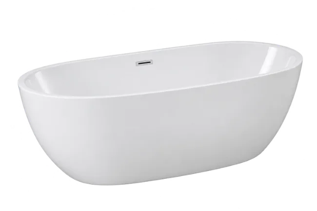 Modern White Freestanding Bathtub