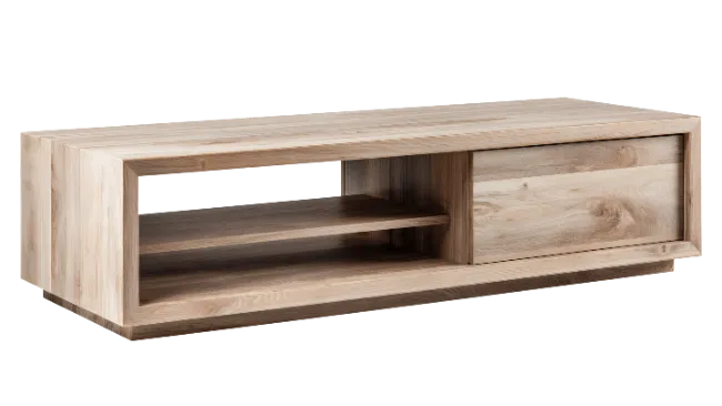 Modern Wooden Coffee Table with Drawer