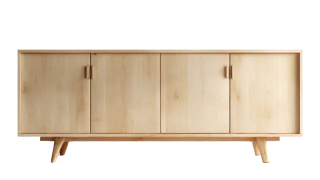 Modern Wooden Credenza Sideboard