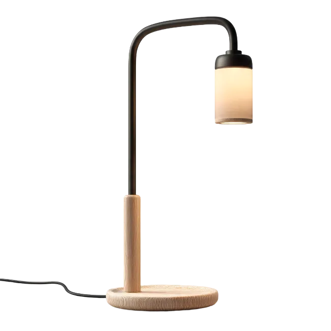 Modern Wooden Desk Lamp