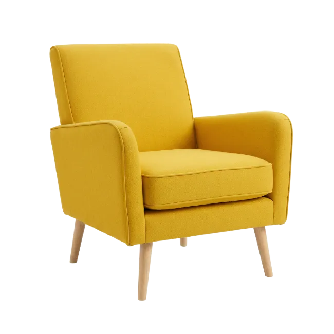 Modern Yellow Armchair