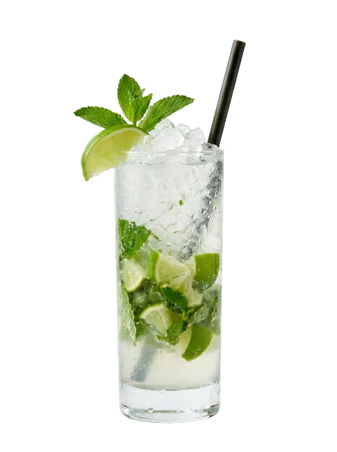 Mojito Cocktail With Lime And Mint