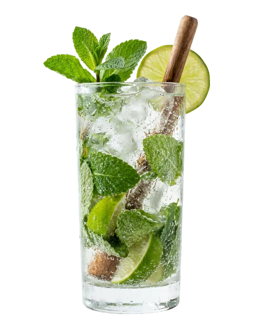 Mojito Cocktail With Mint And Lime