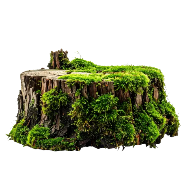 Moss Covered Tree Stump