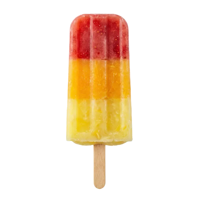 Multicolor Fruit Popsicle on Stick