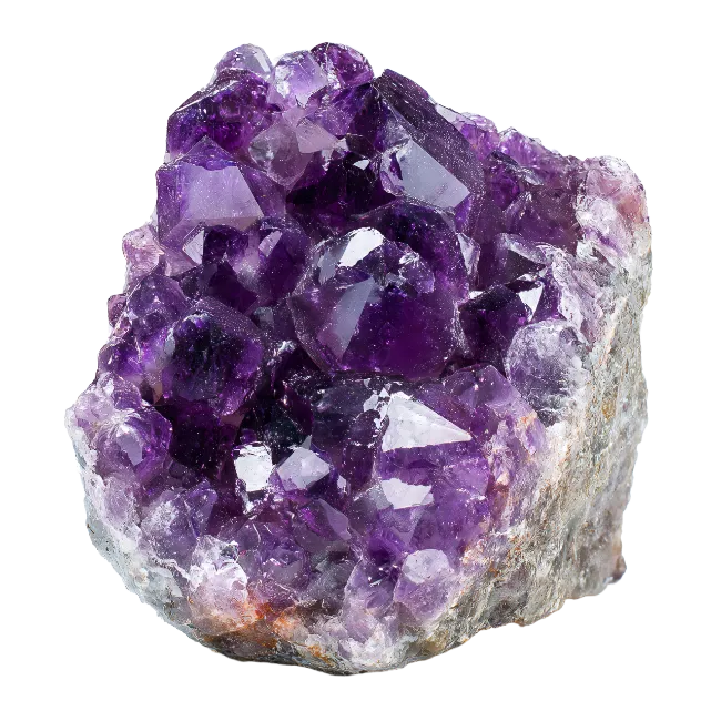 Natural Purple Amethyst Crystal Cluster