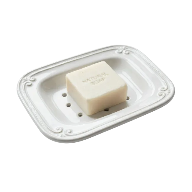 Natural Soap on Ceramic Dish