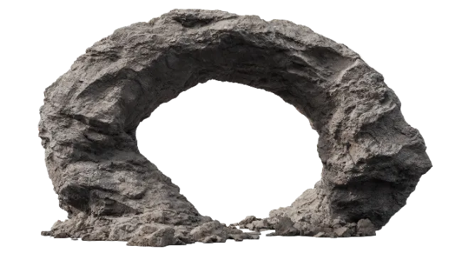 Natural Stone Arch Formation
