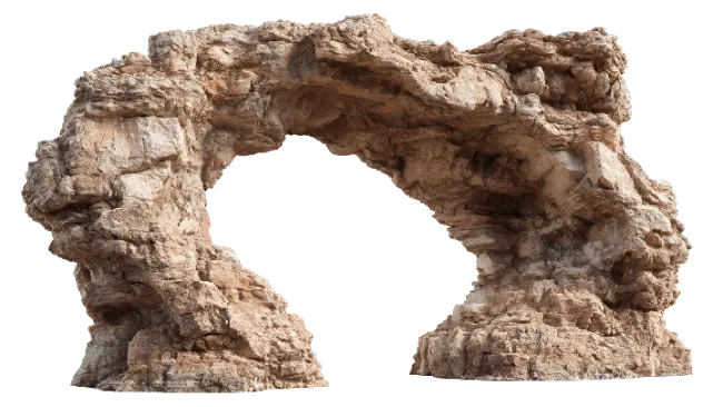 Natural Stone Arch Geological Formation