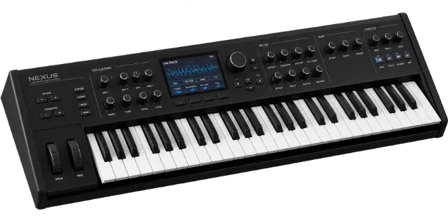 Nexus synthesizer electronic music keyboard instrument
