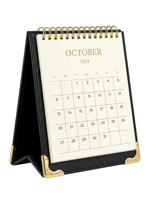 October 2024 Desk Calendar