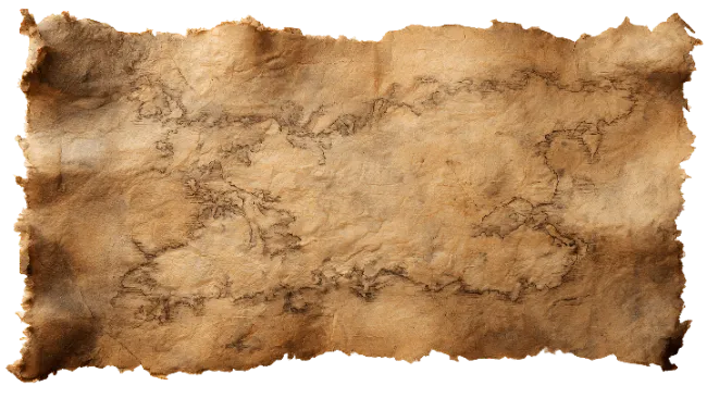 Old Vintage Treasure Map Scroll
