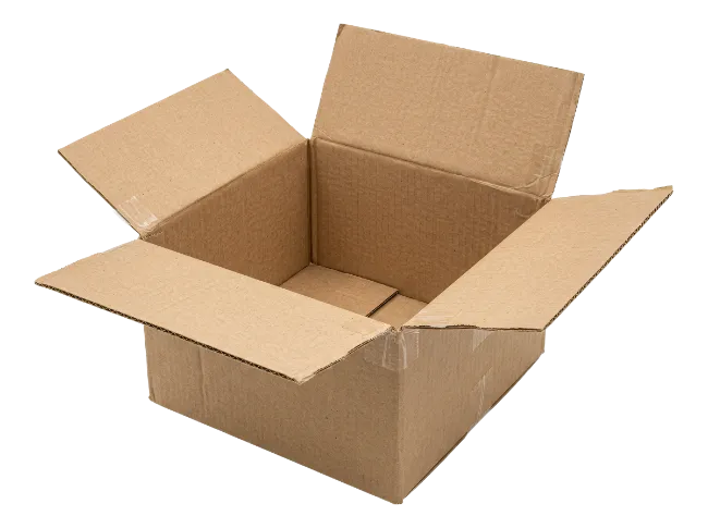 Open Cardboard Box Packaging