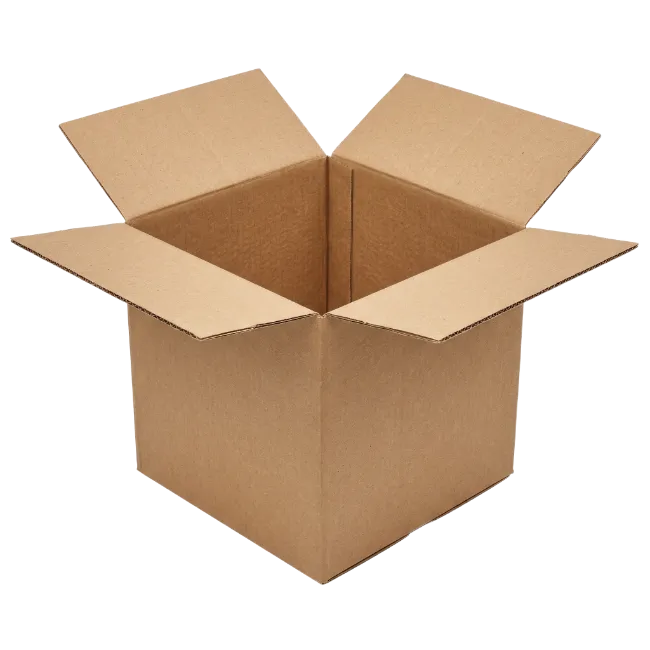 Open Cardboard Shipping Box