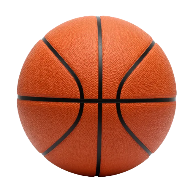 Orange Basketball Ball Isolated