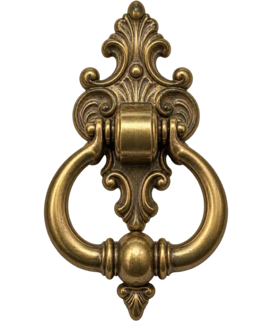 Ornate Brass Door Knocker