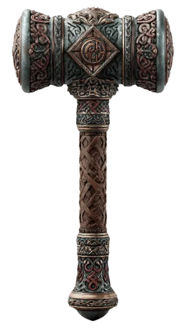 Ornate Fantasy Warhammer Weapon