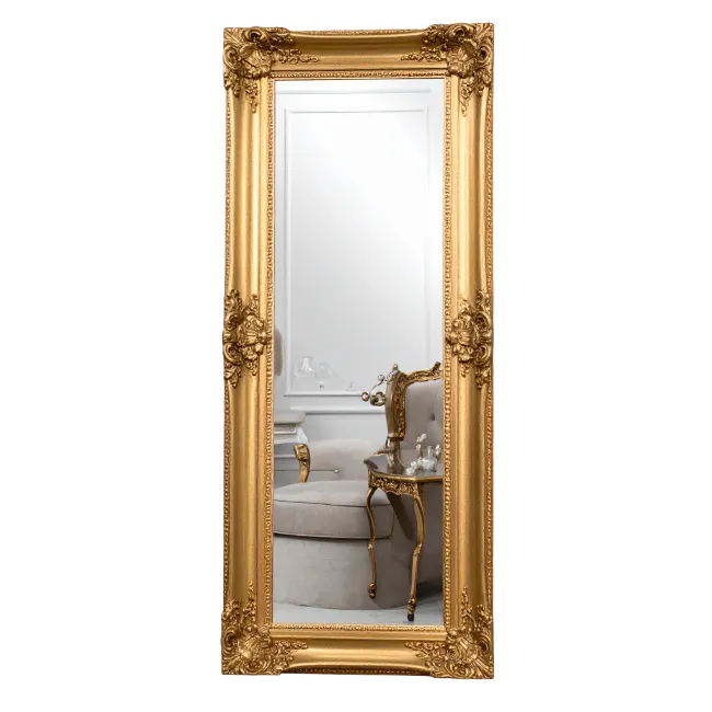 Ornate Gold Framed Full Length Mirror