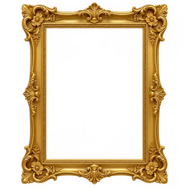 Ornate Gold Picture Frame