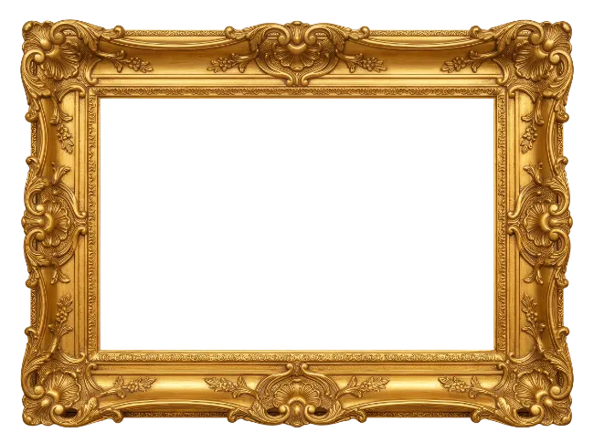 Ornate Gold Picture Frame