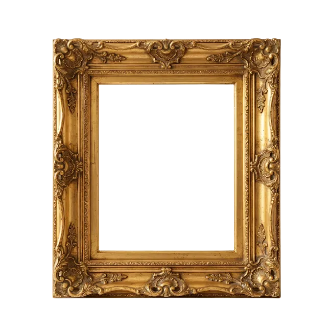 Ornate Golden Picture Frame