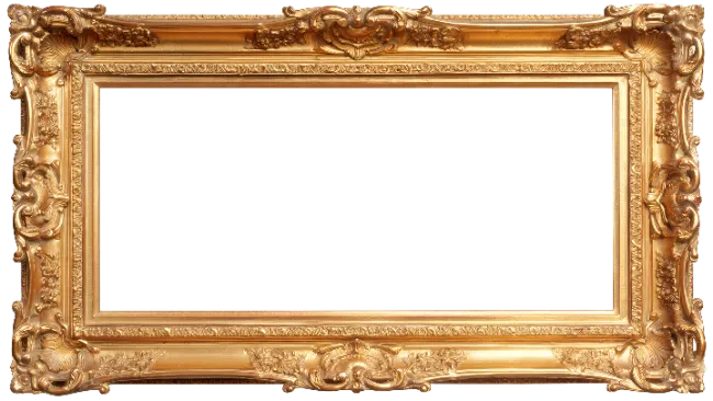 Ornate Golden Picture Frame