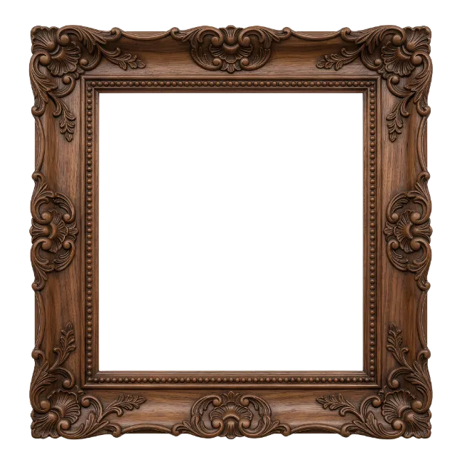 Ornate Wooden Picture Frame