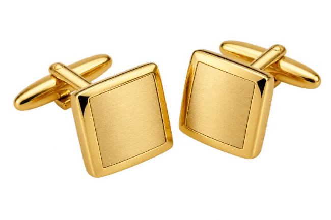 Pair of Elegant Gold Cufflinks